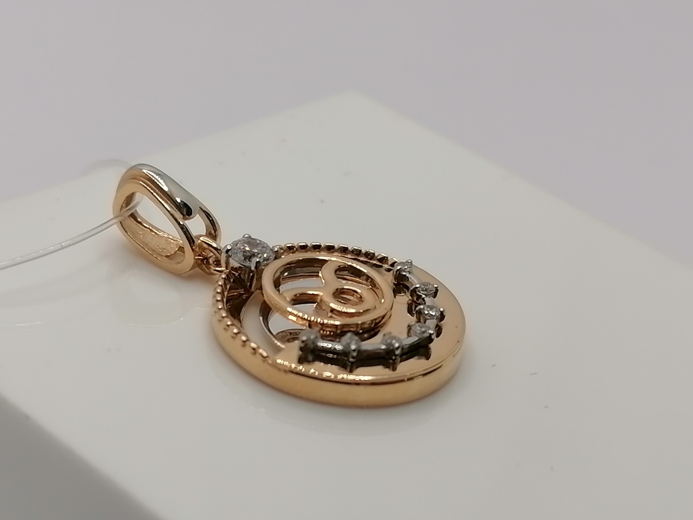 ПОДВЕСКА ЗНАК ЗОДИАКА ТЕЛЕЦ (Au 585)