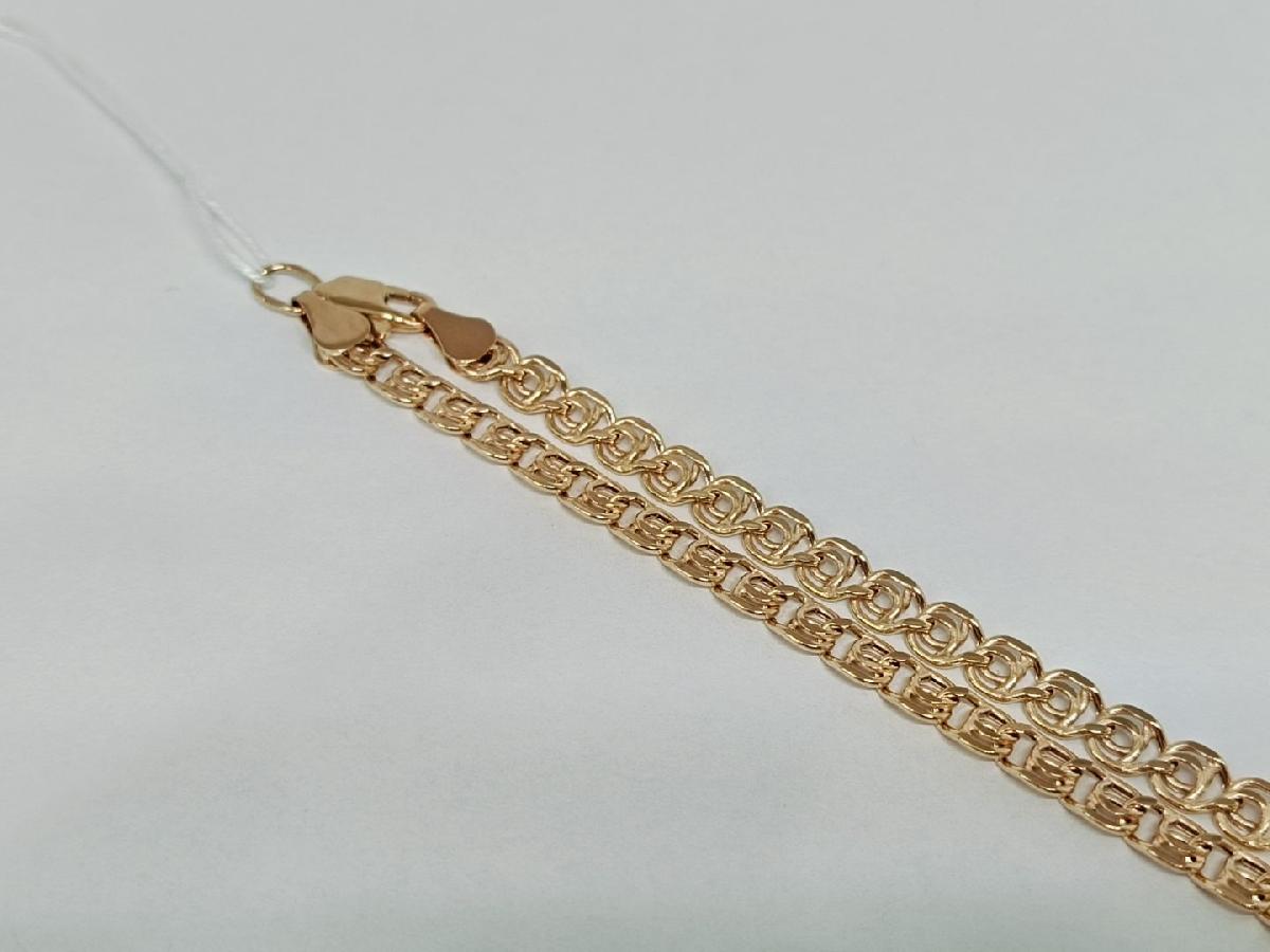 ЦПЛ585 ЦЕПЬ ПУСТОТЕЛАЯ Лав (Au 585)