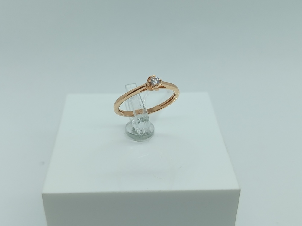 КОЛЬЦО С КАМНЕМ (Au 585)