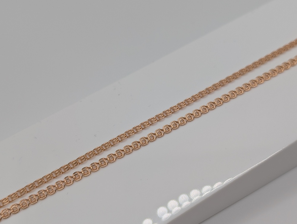 ЦЕПЬ ПУСТОТЕЛАЯ Лав (Au 585)