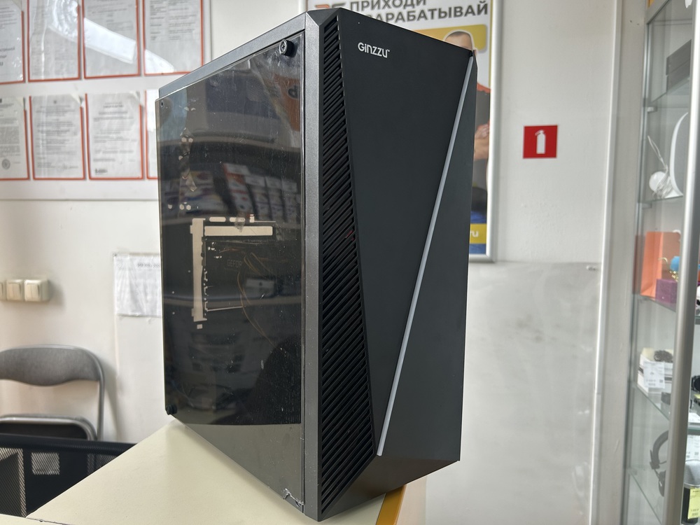 Системный блок Ginzzu; Ryzen 5-5500U, GeForce RTX 2060, 16 Гб, 240 Гб, Нет