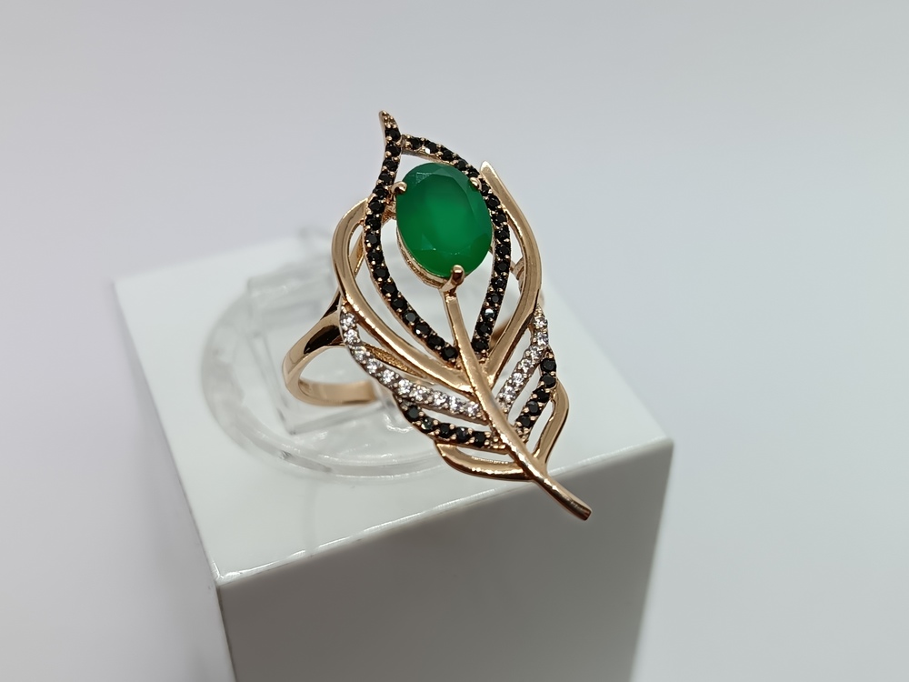 КОЛКМИ585 КОЛЬЦО С КАМНЯМИ (Au 585)