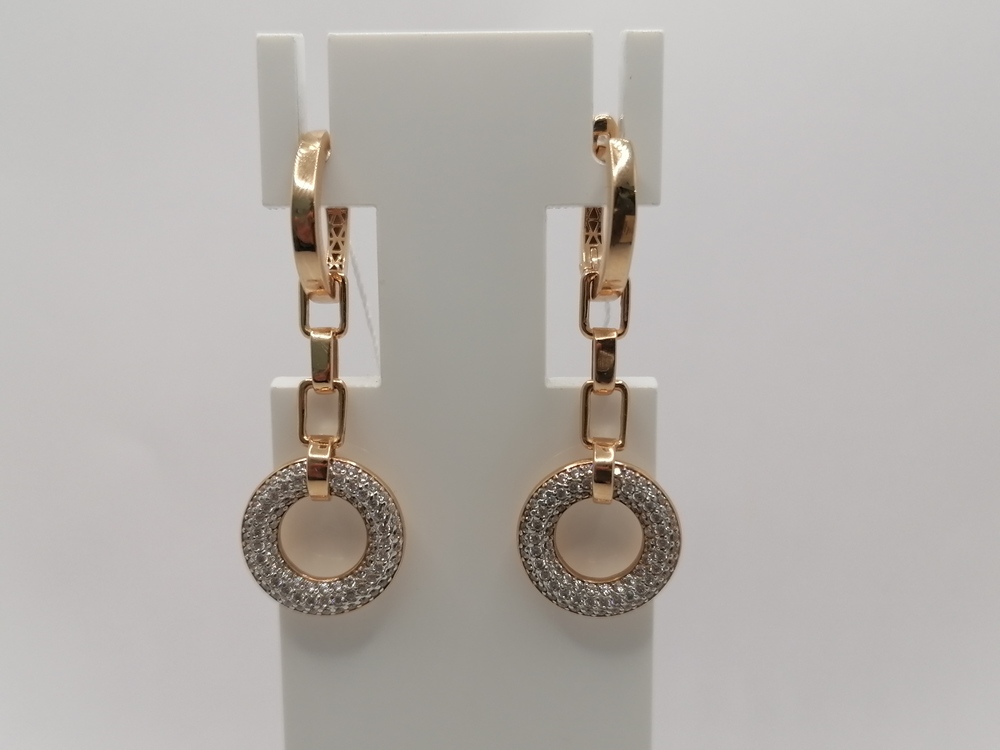 СЕРЬГИ С КАМНЯМИ (Au 585)