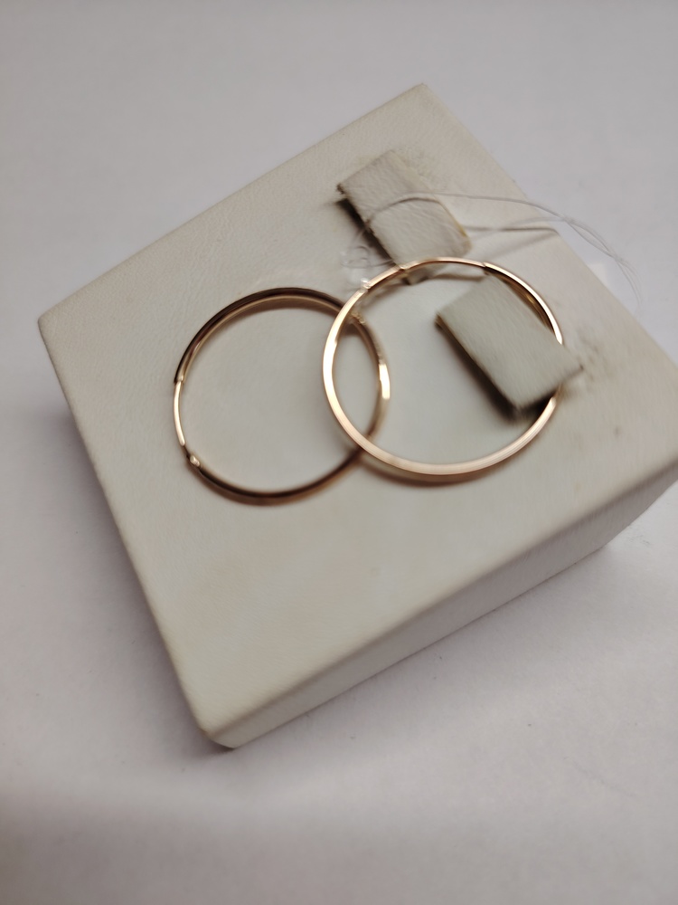 СЕРЬГИ КОНГО без камня (Au 585)