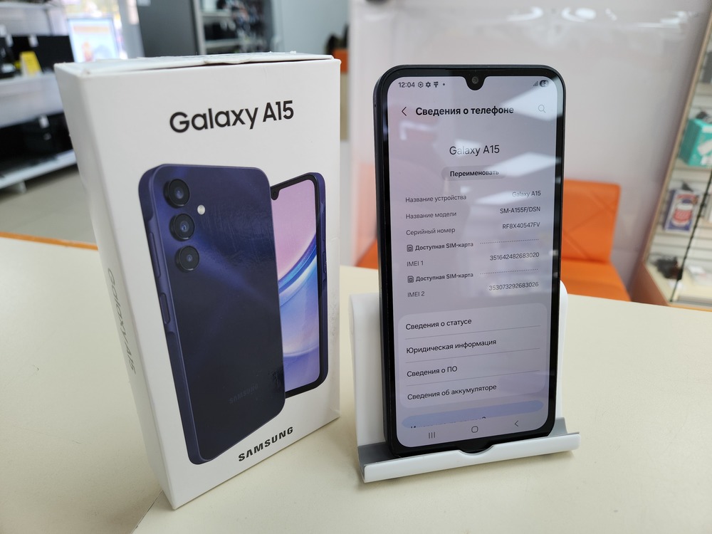 Смартфон Samsung Galaxy A15 4/128
