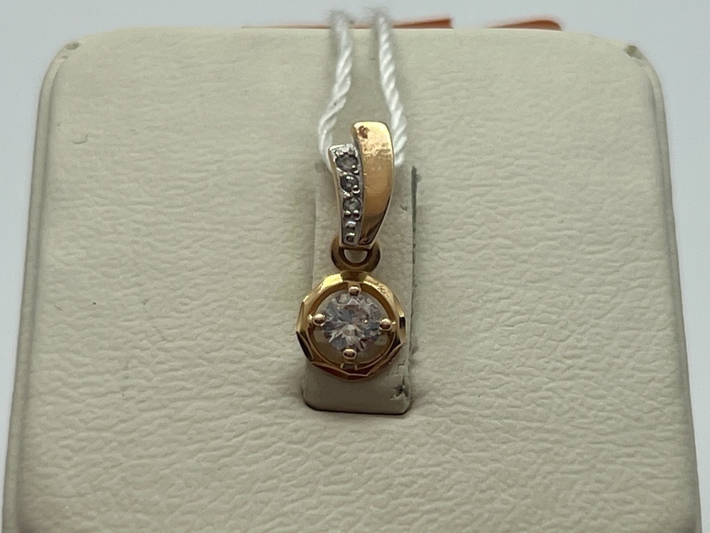 ПОДВЕСКА С КАМНЯМИ (Au 585)