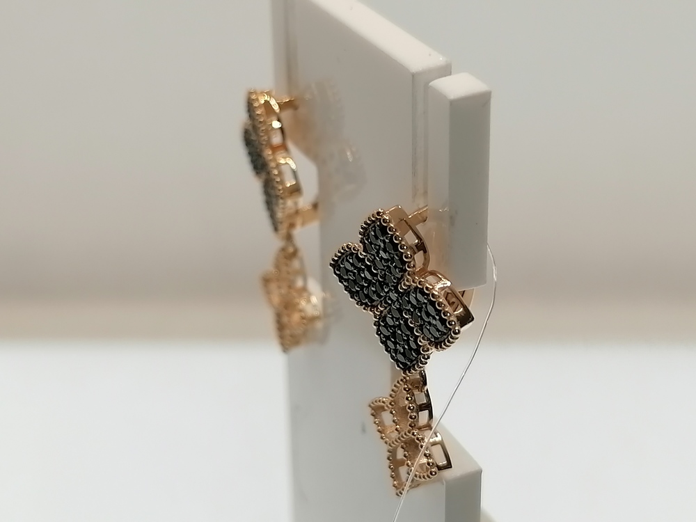 СЕРЬГИ С КАМНЯМИ (Au 585)