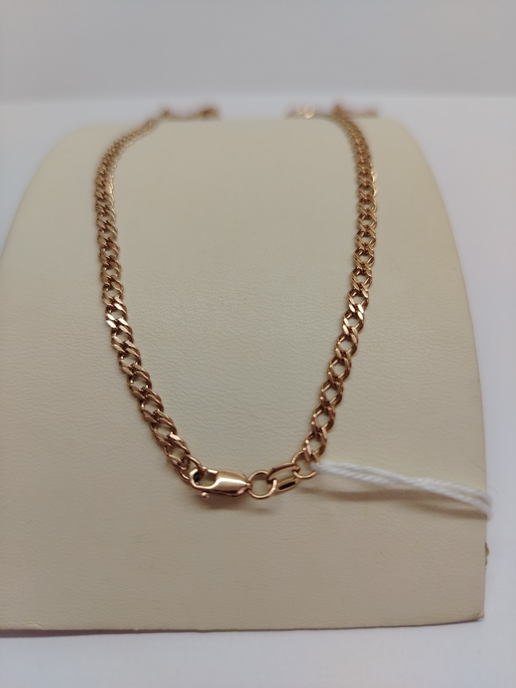 ЦЕПЬ ПОЛНОВЕСНАЯ Ромб двойной (Au 585)