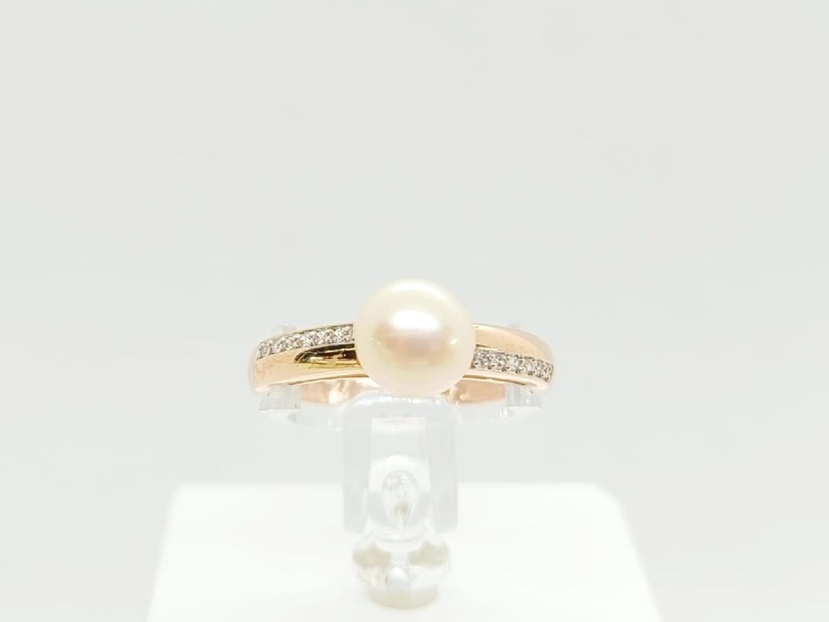 КОЛЬЦО ЖЕМЧУГ с камнями (Au 585)