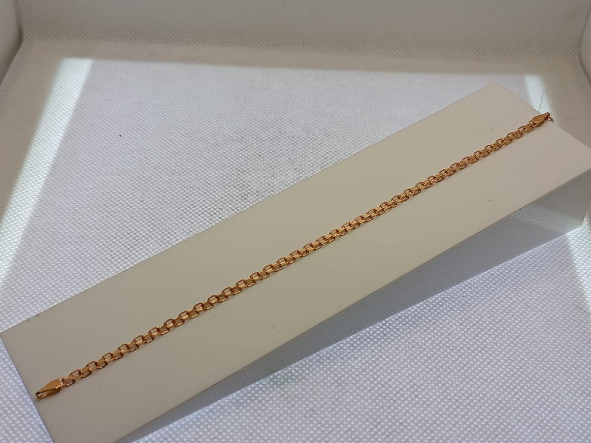 БРАСЛЕТ ПОЛНОВЕСНЫЙ Бисмарк машинный (Au 585)