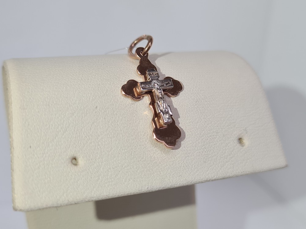 ПОДВЕСКА КРЕСТ (Au 585)