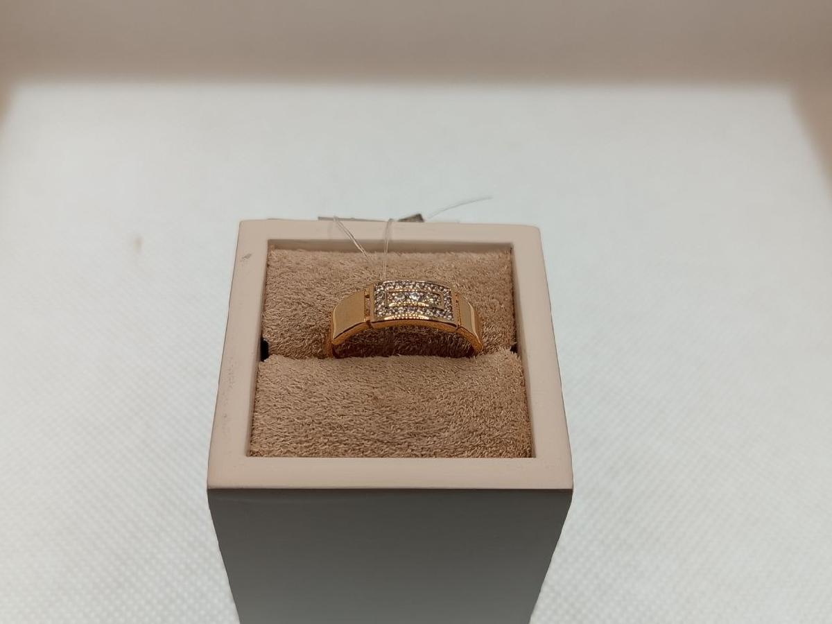 КОЛЬЦО С КАМНЯМИ (Au 585)