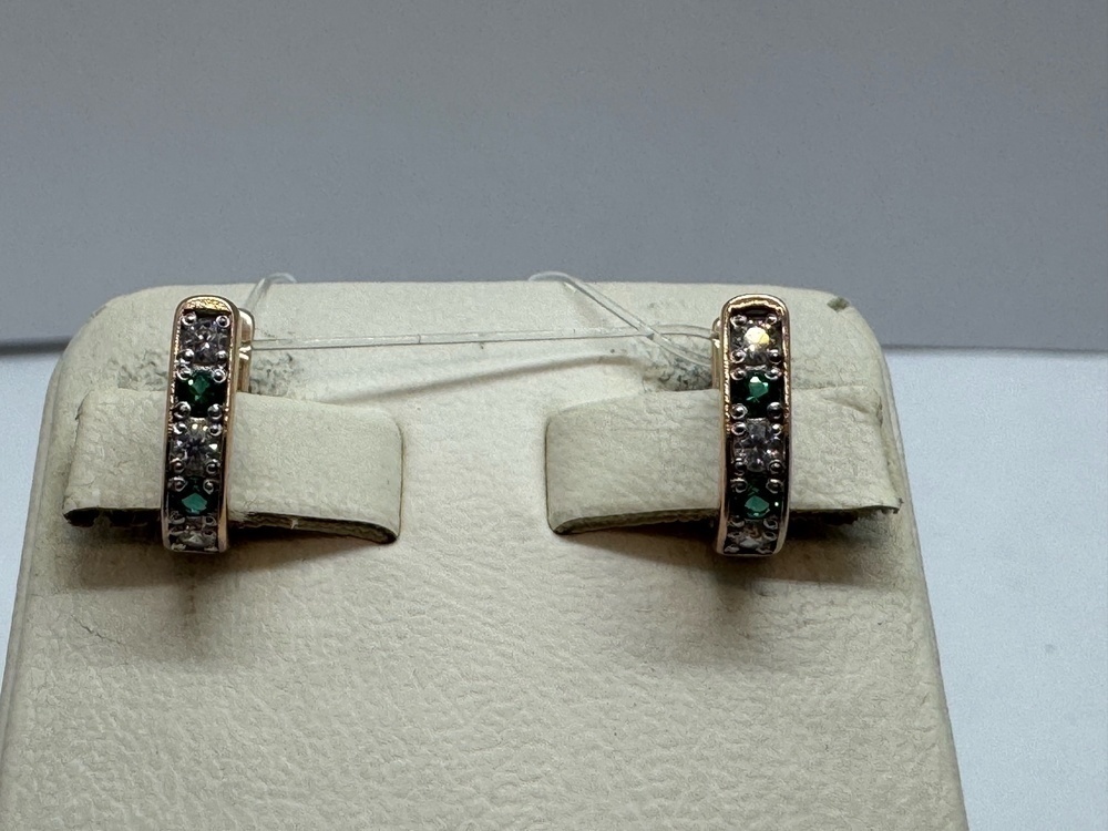 СЕРЬГИ С КАМНЯМИ (Au 585)