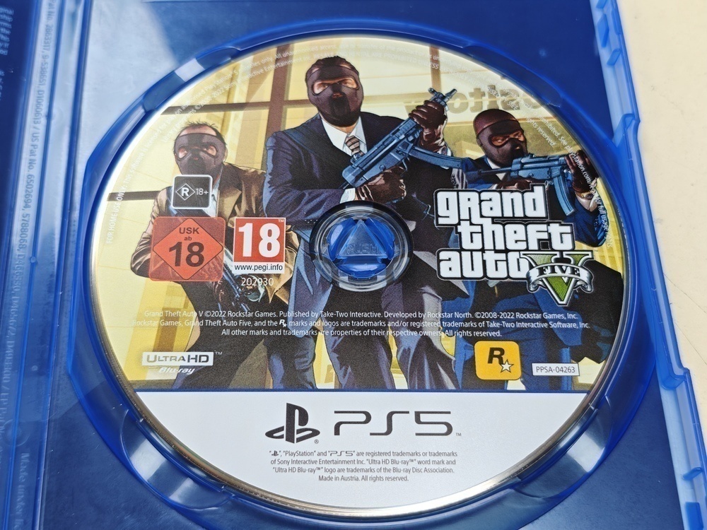 Игра Playstation 5 GTA 5