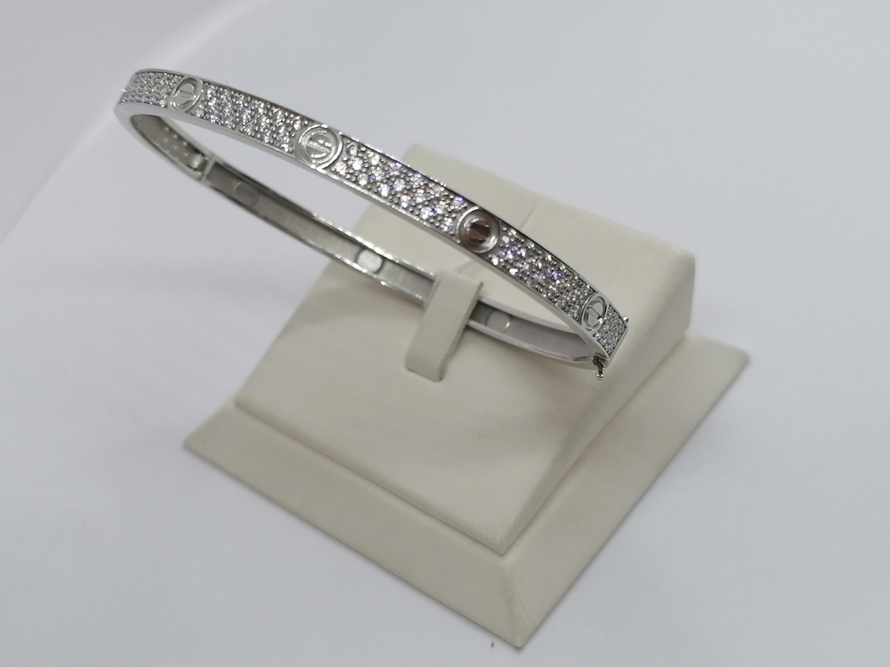 БРАСЛЕТ С КАМНЯМИ (Au 585)