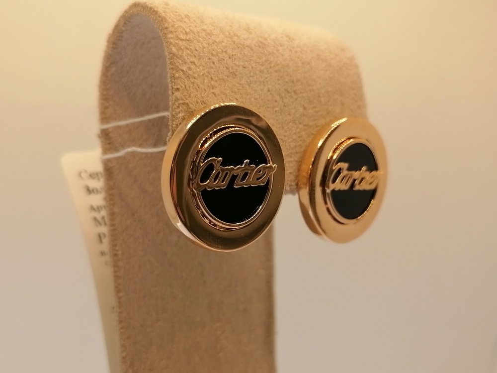 СЕРЬГИ ОНИКС (Au 585)