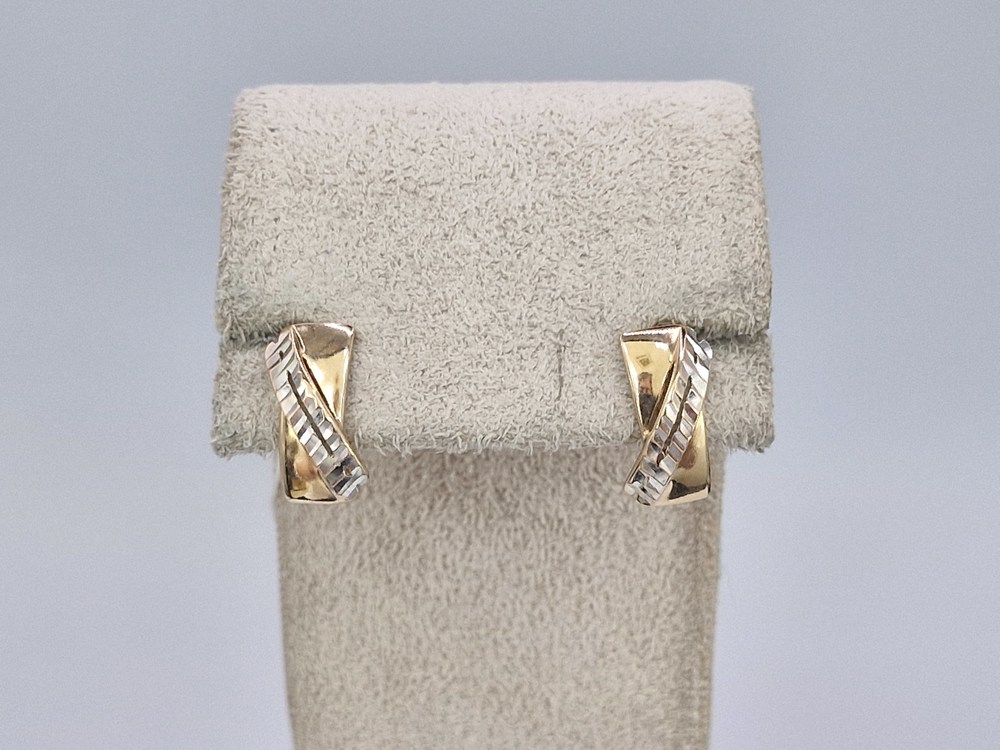 СБКМ585 СЕРЬГИ БЕЗ КАМНЯ (Au 585)