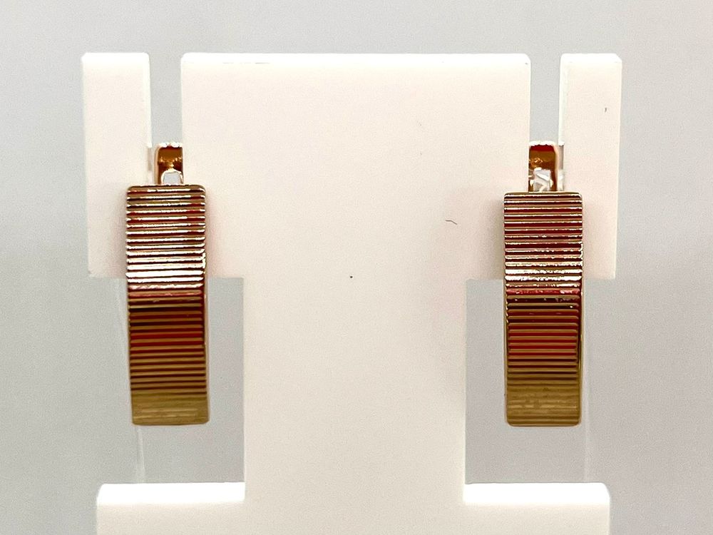 СЕРЬГИ БЕЗ КАМНЯ (Au 585)