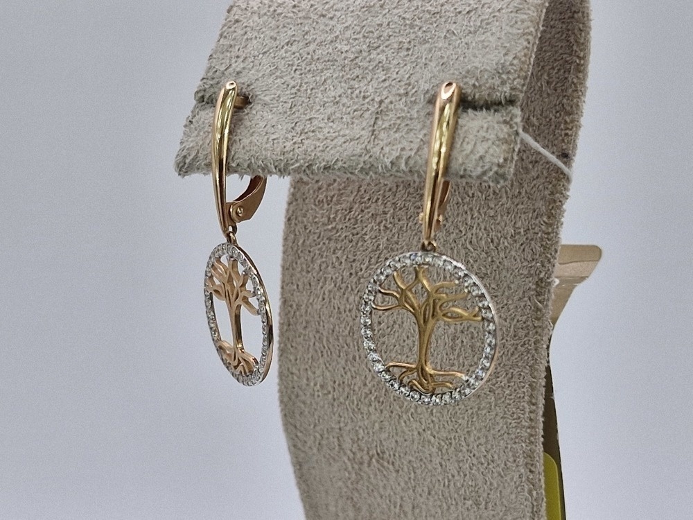 СЕРЬГИ С КАМНЯМИ (Au 585)