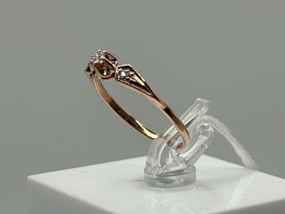 КОЛКМИ585 КОЛЬЦО С КАМНЯМИ (Au 585)