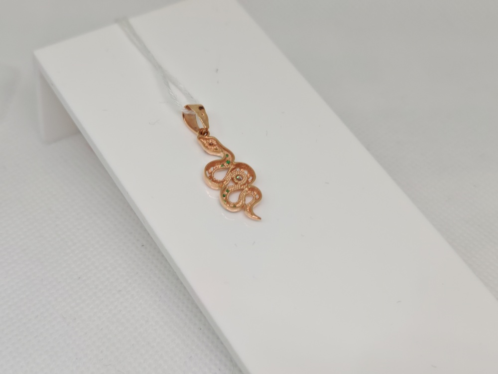 ПОДКМИ585 ПОДВЕСКА С КАМНЯМИ (Au 585)