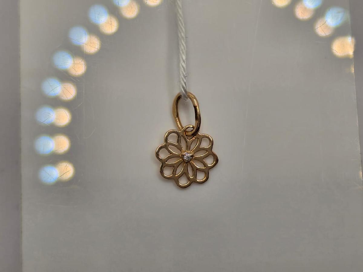 ПОДКМ585 ПОДВЕСКА С КАМНЕМ (Au 585)