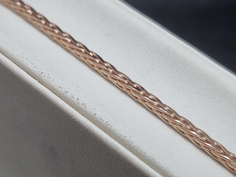 БРАСЛЕТ ПУСТОТЕЛЫЙ Колос (Au 585)