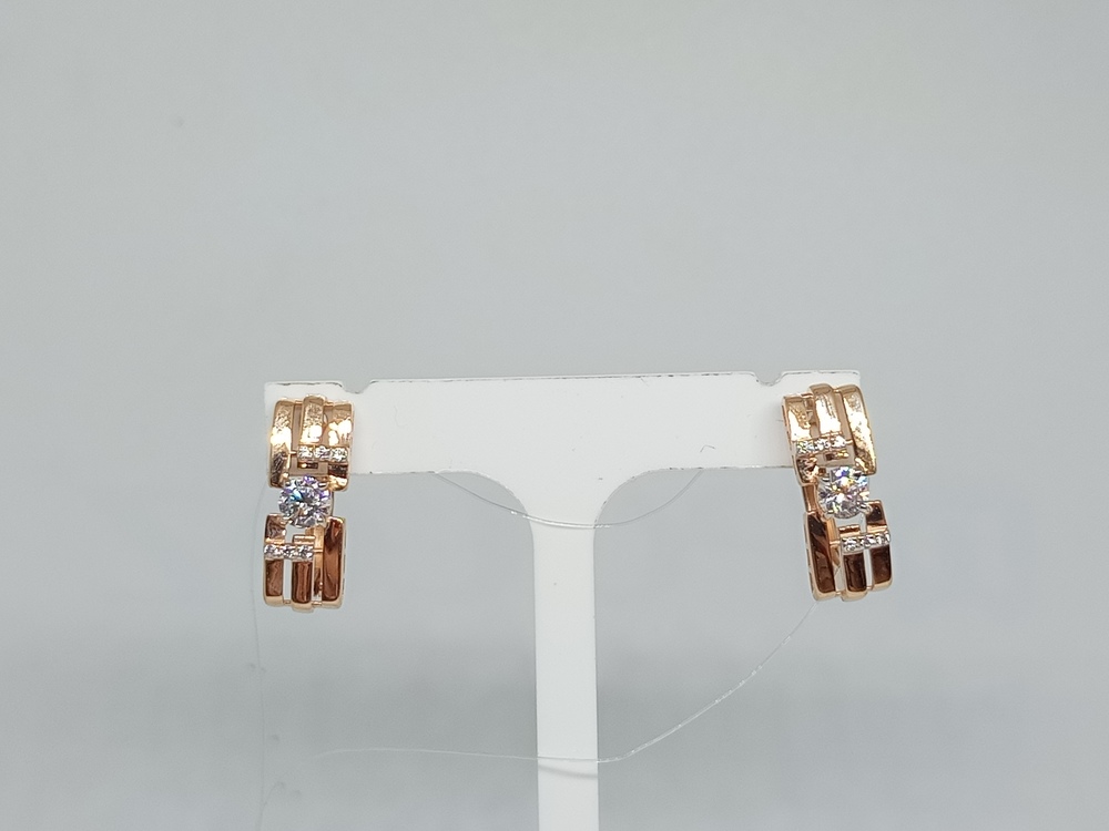 СЕРЬГИ С КАМНЯМИ (Au 585)