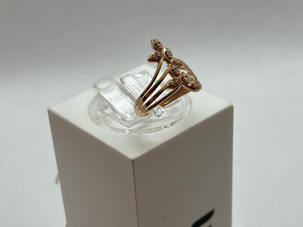 КОЛКМИ585 КОЛЬЦО С КАМНЯМИ (Au 585)