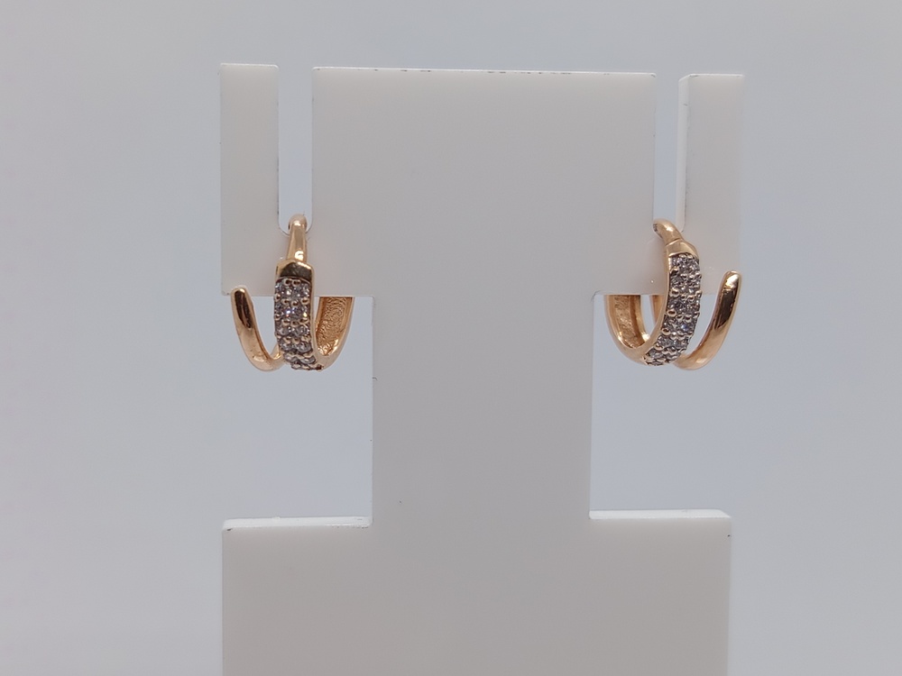 СЕРЬГИ С КАМНЯМИ (Au 585)