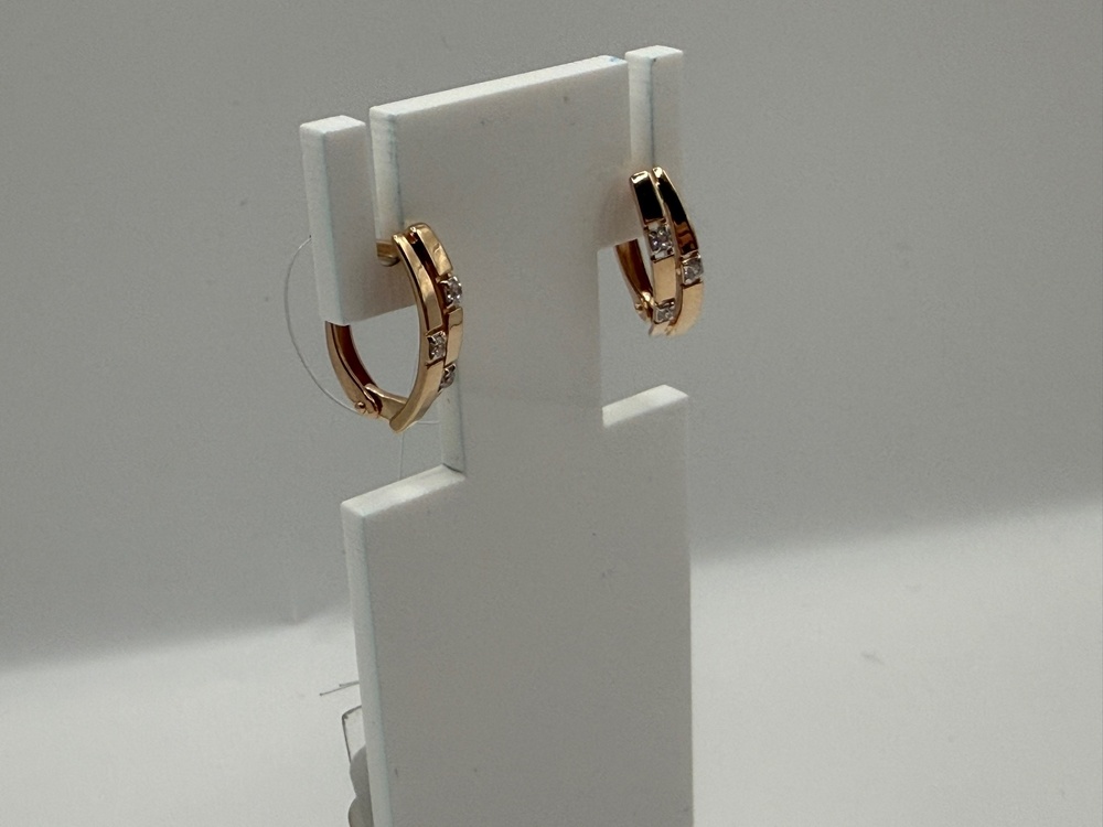 СЕРЬГИ С КАМНЯМИ (Au 585)