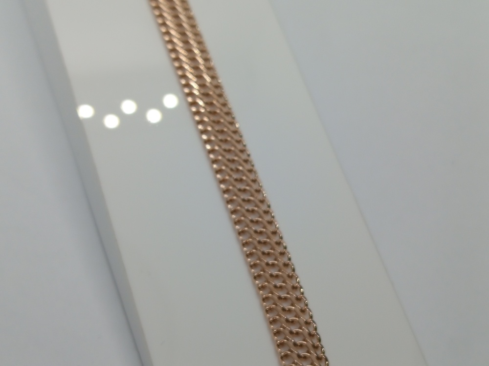 БЛ8585 БРАСЛЕТ ПОЛНОВЕСНЫЙ Восьмерка (Au 585)