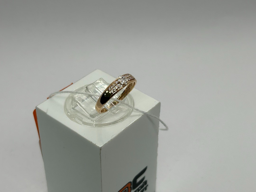 КОЛЬЦО С КАМНЯМИ (Au 585)