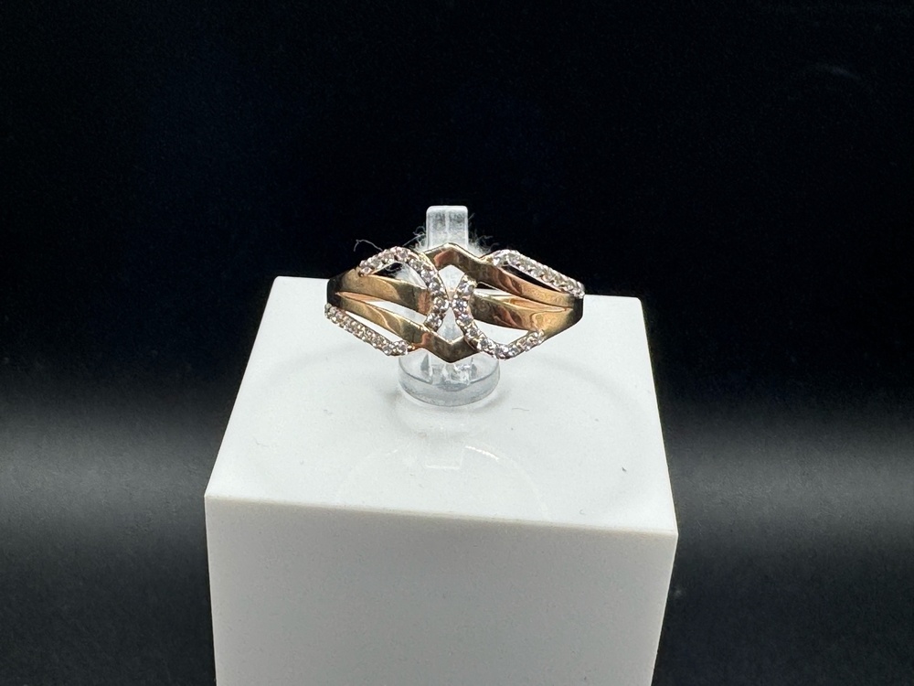 КОЛКМИ585 КОЛЬЦО С КАМНЯМИ (Au 585)