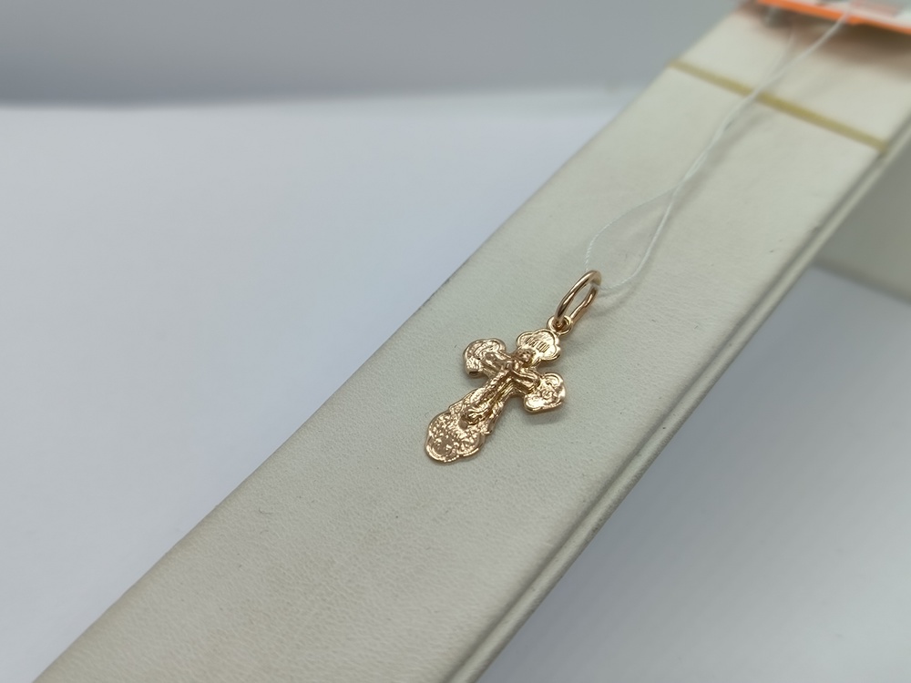 ПОДВЕСКА КРЕСТ БЕЗ КАМНЯ (Au 585)