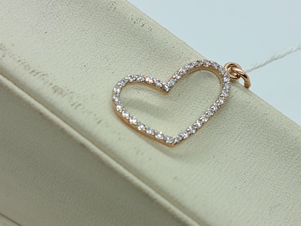 ПОДКМИ585 ПОДВЕСКА С КАМНЯМИ (Au 585)