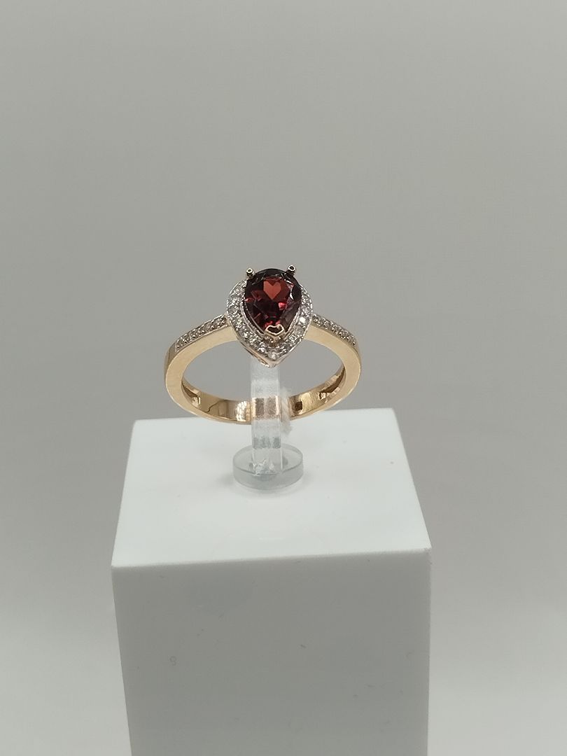 КОЛКМИ585 КОЛЬЦО С КАМНЯМИ (Au 585)