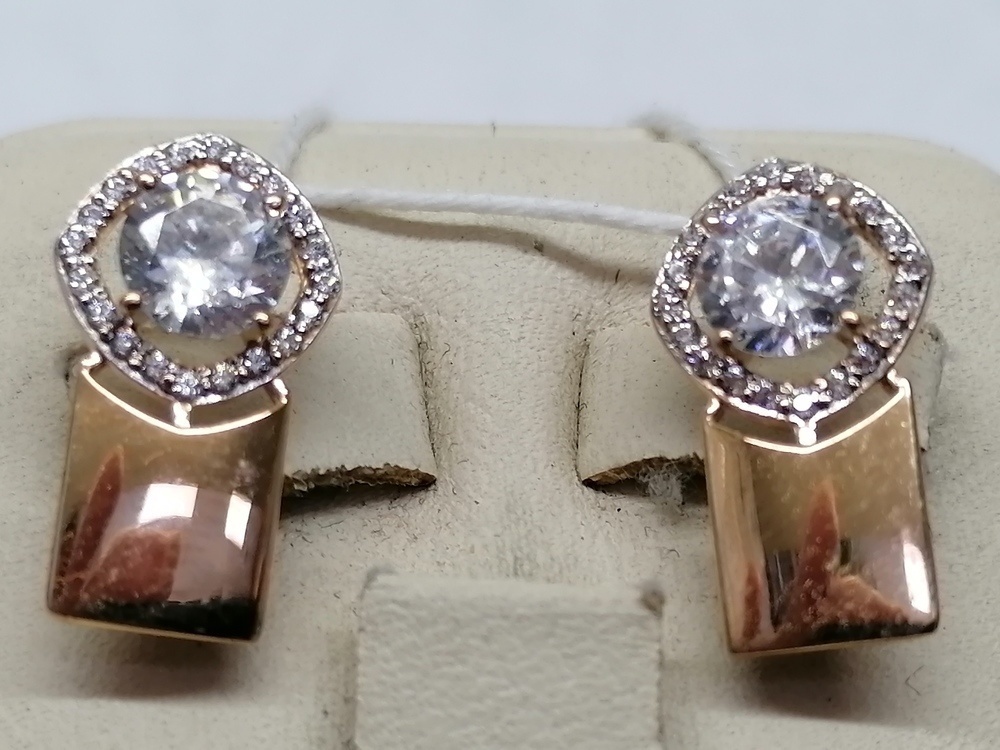 СКМИ585 СЕРЬГИ С КАМНЯМИ (Au 585) СКМИ585 СЕРЬГИ С КАМНЯМИ (Au 585)