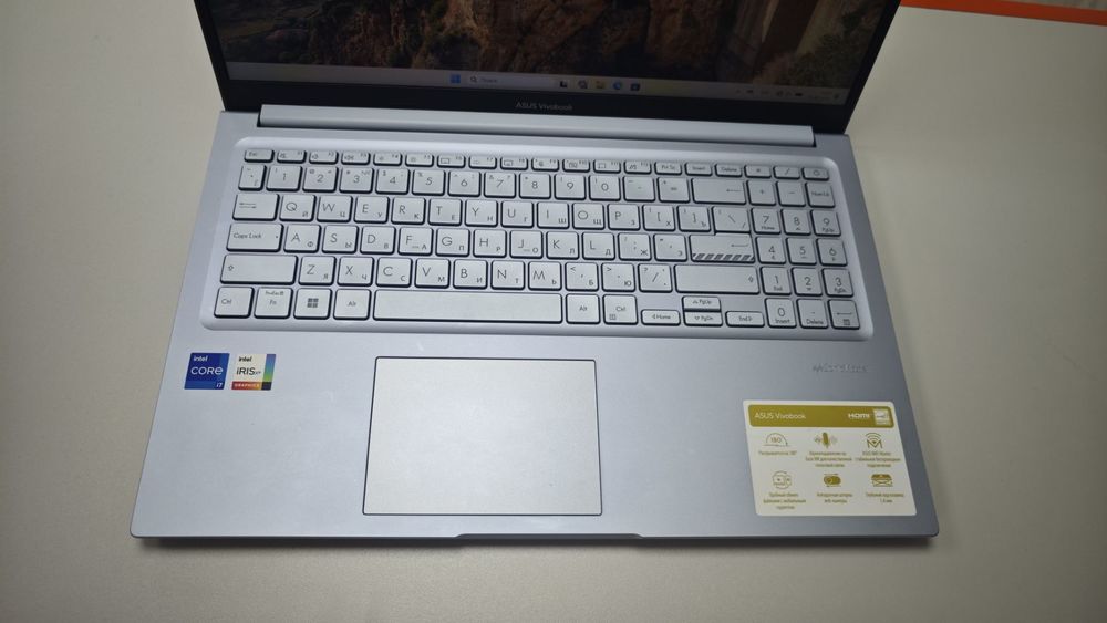 Ноутбук ASUS; Core I7-12700H, Iris(R) Xe Graphics, 16 Гб, 500 Гб, Нет