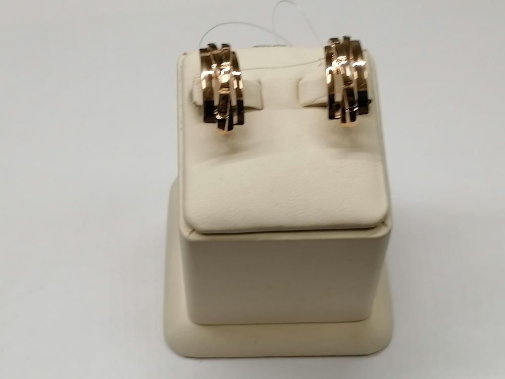 СЕРЬГИ БЕЗ КАМНЯ (Au 585)