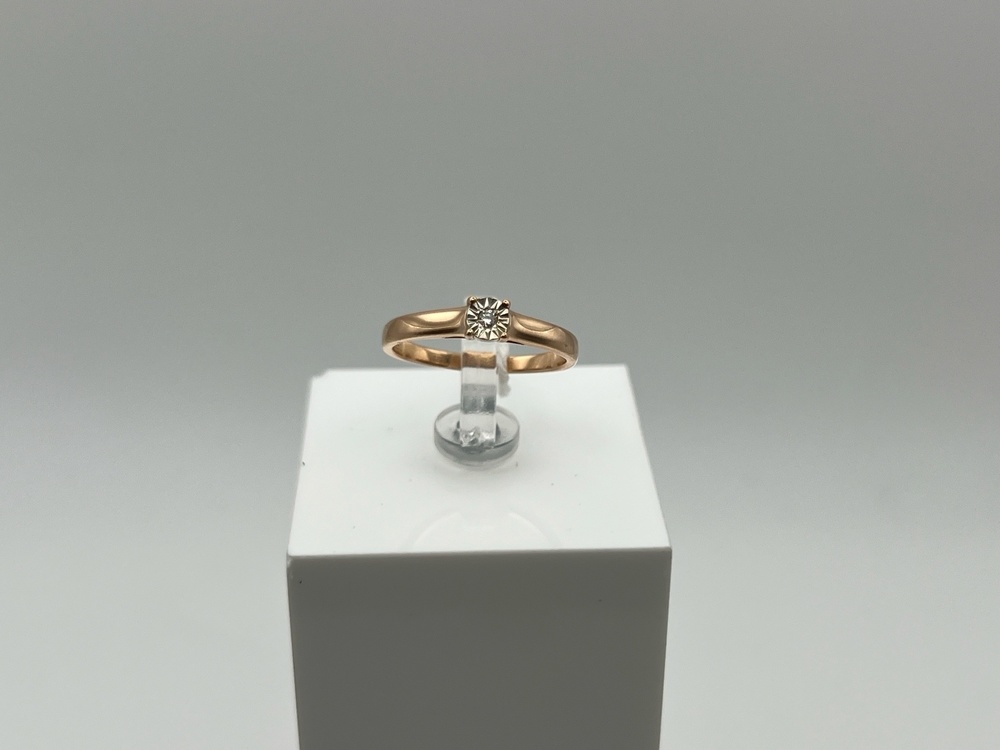 КОЛЬЦО БРИЛЛИАНТ Au 585