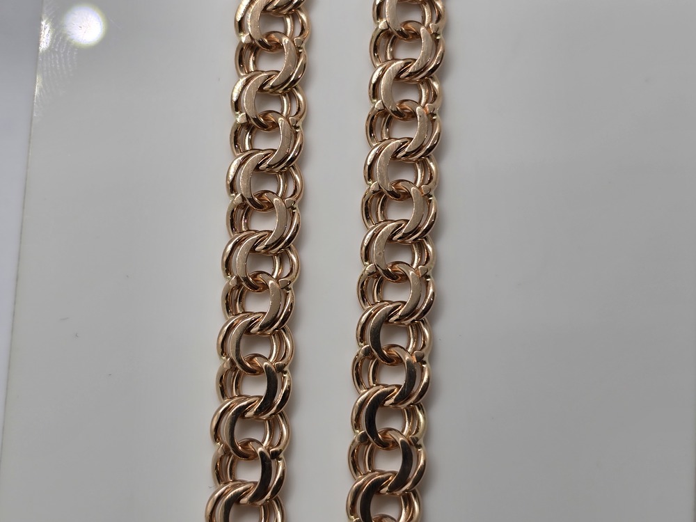 ЦЕПЬ ПОЛНОВЕСНАЯ Бисмарк (Au 585)