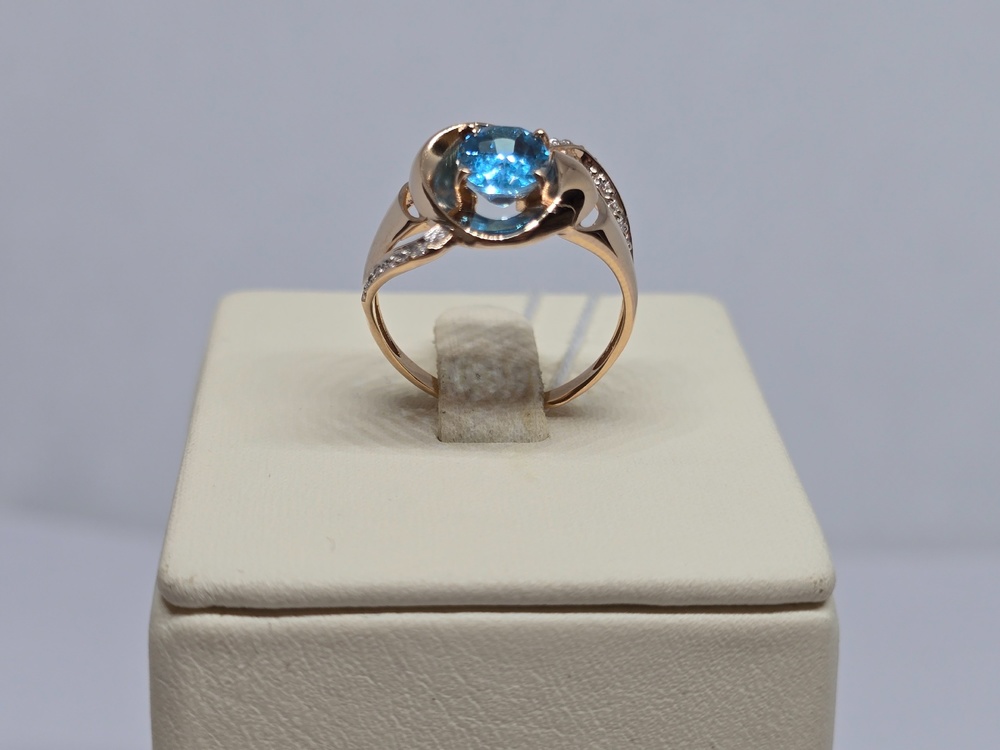 КОЛКМИ585 КОЛЬЦО С КАМНЯМИ (Au 585)