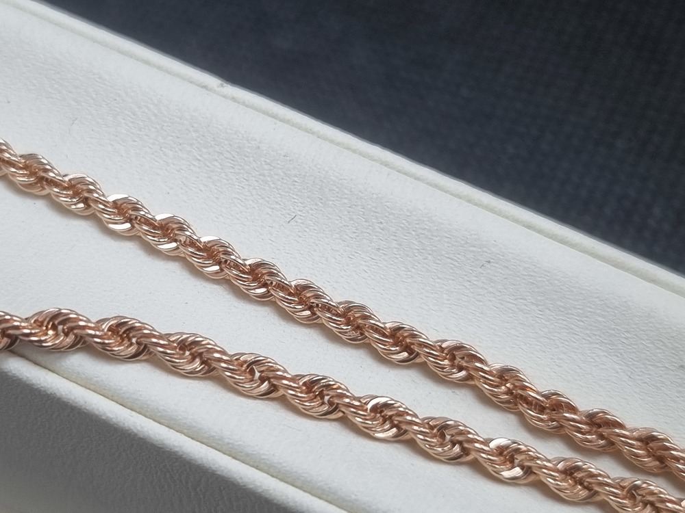 ЦЕПЬ ПУСТОТЕЛАЯ Веревка (Au 585)