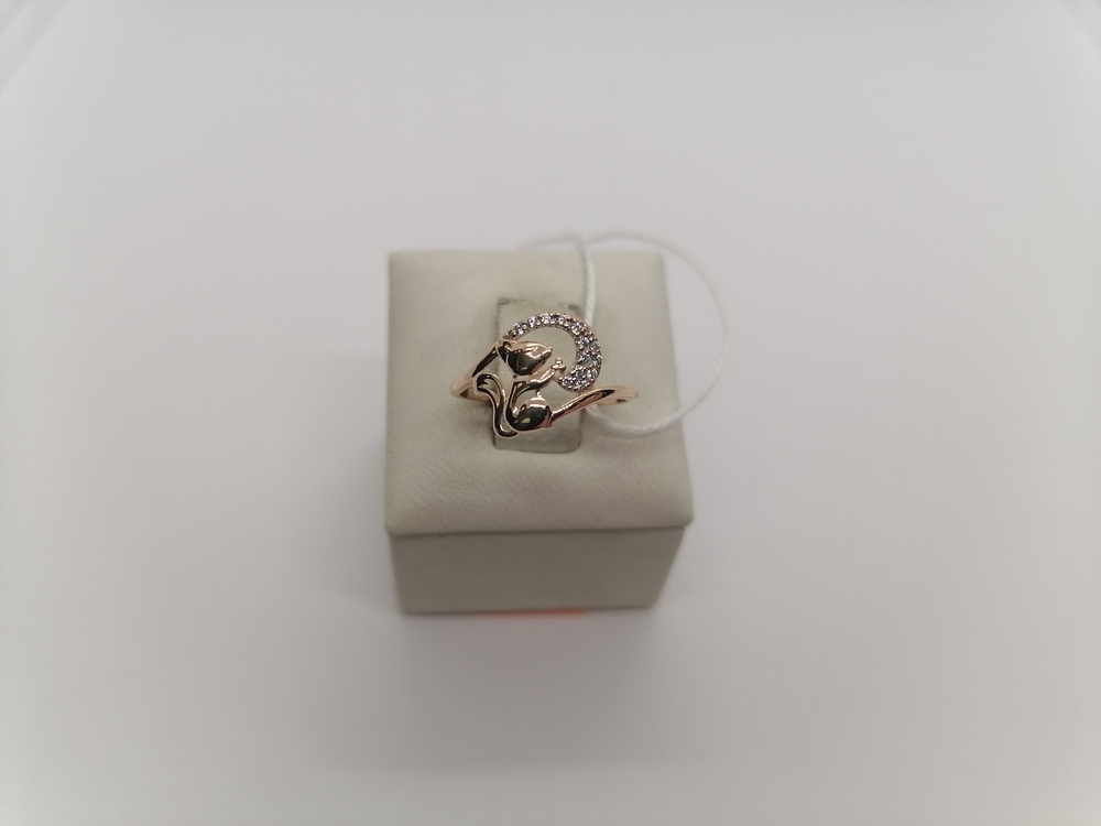 КОЛКМИ585 КОЛЬЦО С КАМНЯМИ (Au 585)