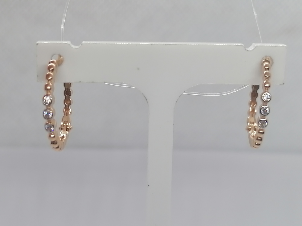 СЕРЬГИ С КАМНЯМИ (Au 585)