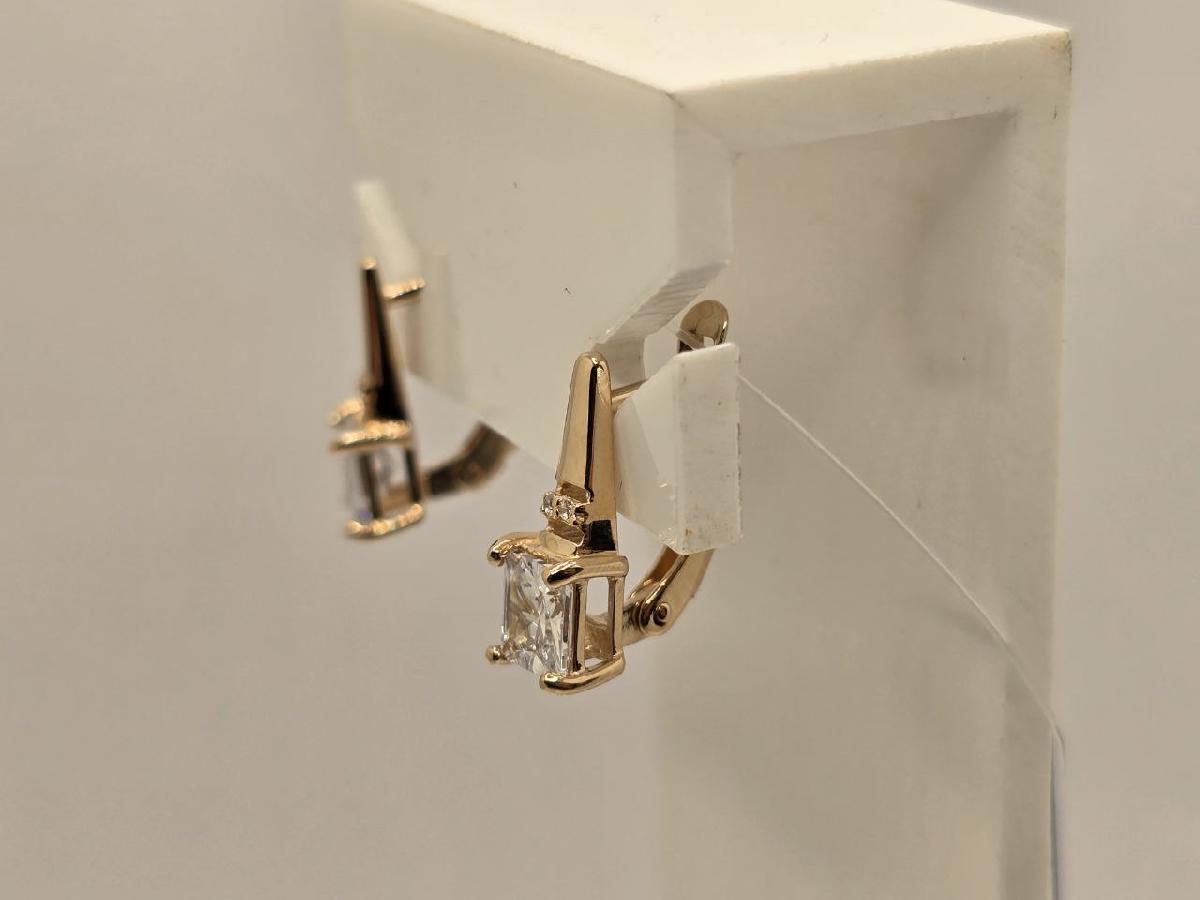 СЕРЬГИ С КАМНЯМИ (Au 585)