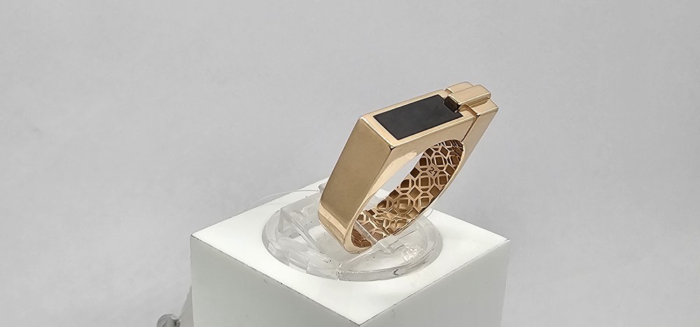 КОЛЬЦО ПЕЧАТКА с камнем (Au 585)