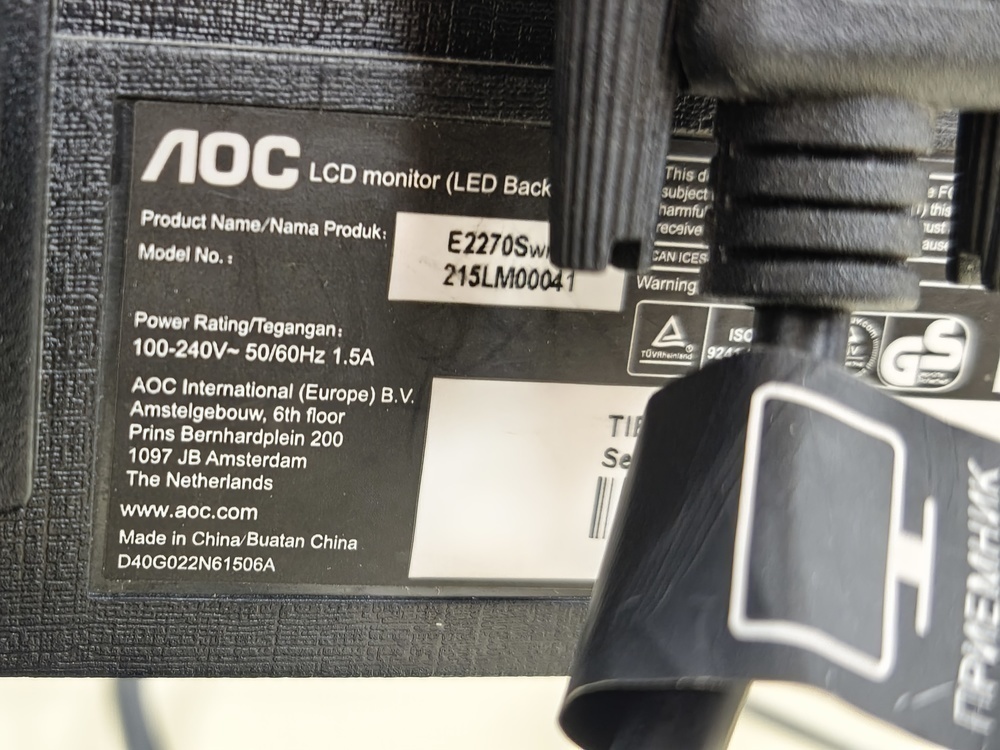 Монитор AOC E2270Sw;