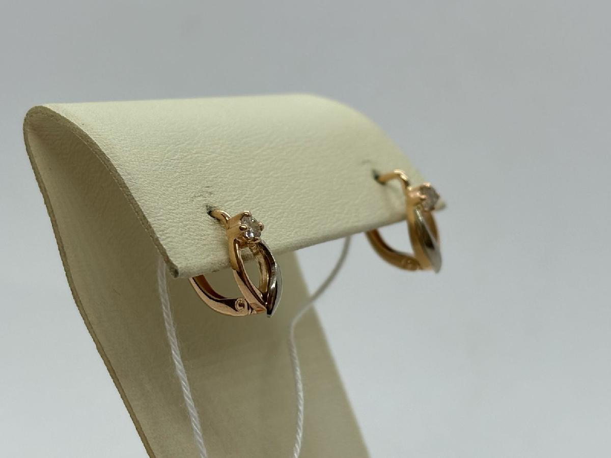 СЕРЬГИ БРИЛЛИАНТ (Au 585)